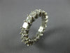 3.0CT DIAMOND 14K WHITE GOLD 3D PRINCESS ETERNITY WEDDING ANNIVERSARY RING 19900