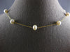 ESTATE AAA PEARL 14KT YELLOW GOLD 3D BY THE YARD FUN LOVE NECKLACE #27231