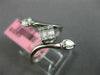 ESTATE WIDE .29CT DIAMOND 18KT WHITE GOLD 3D MULTI SHAPE SQUARE SNAKE LOVE RING