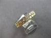 1.75CT DIAMOND 14KT YELLOW GOLD CLASSIC 2 ROW DIAGONAL WEDDING ANNIVERSARY RING
