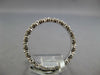 ESTATE 1.10CT DIAMOND 18KT WHITE GOLD 3D CLASSIC MULTI FLOWER ETERNITY LOVE RING