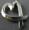 ESTATE TIFFANY & CO. 925 SILVER 3D CLASSIC OPEN HEART LOVE NECKLACE #26479