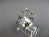ESTATE WIDE .20CT DIAMOND 18K WHITE GOLD CLASSIC CIRCLE OF LIFE TENSION FUN RING
