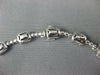 WIDE 5.5CT DIAMOND 18K WHITE GOLD ROUND & BAGUETTE SEMI ETERNITY TENNIS NECKLACE