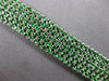 EXTRA LARGE 15.57CT AAA TSAVORITE 18KT WHITE GOLD 3D MULTI ROW TENNIS BRACELET
