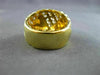 ESTATE LARGE 1.23CT ROUND DIAMOND 18KT YELLOW GOLD PYRAMID COCKTAIL RING #6349