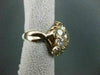 ANTIQUE LARGE 10.26CT OLD MINE FANCY YELLOW DIAMOND 14KT ROSE GOLD WIDE RING
