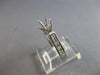 .60CT DIAMOND 14KT WHITE GOLD SIX PRONG CHANNEL SEMI MOUNT ENGAGEMENT RING 28073