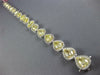 EXTRA LARGE 19.42CT WHITE & FANCY YELLOW DIAMOND 18KT WHITE GOLD TENNIS BRACELET
