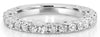 .84CT DIAMOND 18KT WHITE GOLD 3D ROUND 3/4TH ETERNITY WEDDING ANNIVERSARY RING