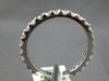 1CT DIAMOND 14KT WHITE GOLD 3D ROUND SHARED PRONG 2MM ETERNITY ANNIVERSARY RING