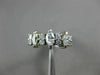 ESTATE .80CT ROUND & MARQUISE DIAMOND 14K WHITE GOLD 2 ROW ANNIVERSARY RING 1174