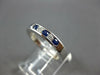 .28CT DIAMOND & AAA SAPPHIRE 14KT WHITE GOLD 3D 7 STONE ANNIVERSARY RING #27475