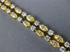 LARGE 27.42CT MULTI COLOR DIAMOND 18KT TRI COLOR GOLD MULTI LEAF TENNIS NECKLACE