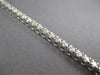 ESTATE 3.02CT DIAMOND 18KT WHITE GOLD 3D CLASSIC ROUND 3MM LOVE TENNIS BRACELET