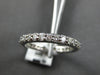 ESTATE .85CT DIAMOND 14K WHITE GOLD ROUND SHARED PRONG ETERNITY ANNIVERSARY RING