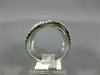 ESTATE LARGE 1.5CT DIAMOND 14KT WHITE GOLD 3D MULTI ROW SWIRL INFINITY FUN RING