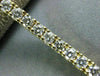 ESTATE 6.50CT ROUND CUT DIAMOND 18KT YELLOW GOLD CLASSIC TENNIS BRACELET #21747