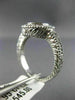 1.27CT DIAMOND & EMERALD 14K WHITE GOLD OVAL HALO BEZEL FILIGREE ENGAGEMENT RING
