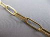 LARGE & LONG 1.58CT DIAMOND 14K YELLOW GOLD 3D CLASSIC OVAL LINK TENNIS BRACELET
