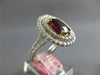 GIA LARGE 4.2CT DIAMOND & AAA CORUNDUM RUBY 18K 2 TONE GOLD OVAL ENGAGEMENT RING