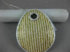 ESTATE EXTRA LARGE 8.69CT WHITE & FANCY YELLOW DIAMOND 18K WHITE GOLD 3D PENDANT