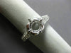 .45CT DIAMOND 14KT WHITE GOLD 3D 4 PRONG ROUND SEMI MOUNT ENGAGEMENT RING #17075