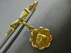 ESTATE 18KT YELLOW GOLD 3D CLASSIC ITALIAN BAPTISM PIN #MILANO29