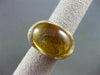 ESTATE LARGE 19.92CT DIAMOND & AAA CITRINE 14KT YELLOW GOLD 3D TIGER DESIGN RING
