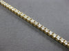 ESTATE 3.06CT DIAMOND 14KT YELLOW GOLD 3D 2.5MM CLASSIC TENNIS BRACELET
