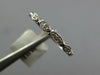 .09CT DIAMOND 14KT 2 TONE GOLD 3D 2MM MARQUISE SHAPE FILIGREE ANNIVERSARY RING