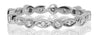 .33CT DIAMOND 18K WHITE GOLD ROUND & MARQUISE FILIGREE ETERNITY ANNIVERSARY RING