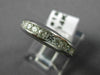 ESTATE .48CT DIAMOND 14KT WHITE GOLD 3D CHANNEL WEDDING ANNIVERSARY RING #18145