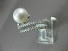 ANTIQUE 1.10CT DIAMOND 10MM SOUTH SEA PEARL 14KT WHITE GOLD COCKTAIL RING #22918