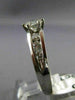 ESTATE 1.26CT ROUND DIAMOND 14KT WHITE GOLD 3D CHANNEL ENGAGEMENT RING #20722