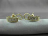 ESTATE .90CT PRINCESS CUT DIAMOND 14K YELLOW GOLD HANGING CLIP ON EARRINGS 22501