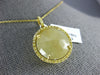 12.26CT FANCY YELLOW DIAMOND & YELLOW SAPPHIRE 18KT YELLOW GOLD 3D ROUND PENDANT