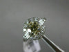 ANTIQUE 1.25CT WHITE & CHOCOLATE FANCY DIAMOND PLATINUM 3 STONE ENGAGEMENT RING