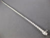 ESTATE 3.02CT DIAMOND 18KT WHITE GOLD 3D CLASSIC ROUND 3MM LOVE TENNIS BRACELET