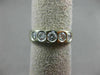 ESTATE .75CT DIAMOND 14KT WHITE GOLD 5 STONE GRADUATING ANNIVERSARY RING #26339