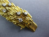 ESTATE WIDE 1.36CT DIAMOND 18KT YELLOW GOLD 3D HANDCRAFTED MULTI LEAF BRACELET