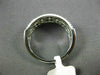 ESTATE WIDE .75CT DIAMOND 14KT WHITE GOLD 3D CLASSIC MULTI ROW ANNIVERSARY RING
