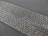 ESTATE EXTRA LARGE 20.48CT DIAMOND 18K WHITE GOLD MULTI ROW CUFF TENNIS BRACELET