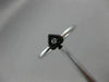 .05CT DIAMOND 14KT WHITE BLACK & ROSE GOLD 3D HEART FLOWER MULTI STACKABLE RING