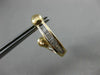 ESTATE .50CT DIAMOND 14KT YELLOW GOLD 3D UMBRELLA DOUBLE SIDED HANGING EARRINGS