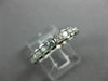ESTATE .50CT DIAMOND 14KT WHITE GOLD 9 STONE SEMI BEZEL ETOILE ANNIVERSARY RING