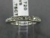 ESTATE .75CT DIAMOND 14KT WHITE GOLD 3D ETERNITY WEDDING ANNIVERSARY RING #21367