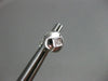 ESTATE .45CT PRINCESS DIAMOND 14KT WHITE GOLD ROUND STUD EARRINGS VERY CUTE 6657