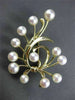 ESTATE LARGE 14KT YELLOW GOLD MIKIMOTO AAA SOUTH SEA PEARL BOW PIN BROOCH #23634