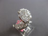 EXTRA LARGE 1.85CT DIAMOND 18KT WHITE GOLD 3D MULTI SHAPE SQUARE ENGAGEMENT RING